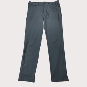 Lululemon ABC Pant Classic Mens 34x33 Obsidian Warpstreme Performance 5-Pocket